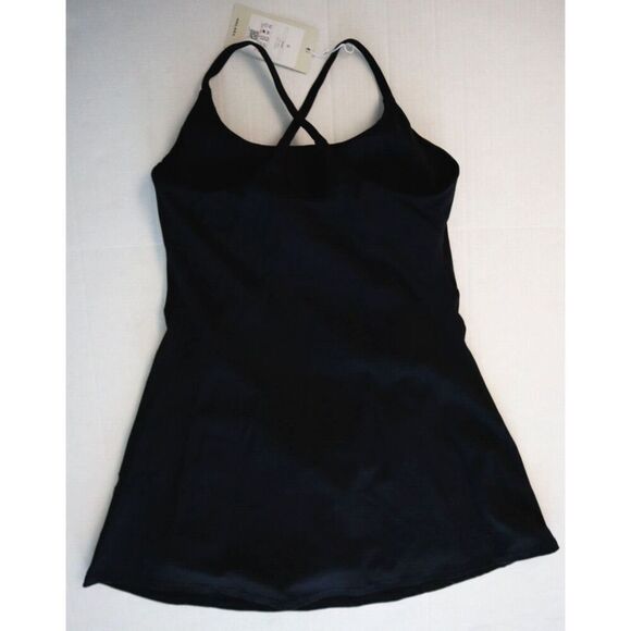 Halara Women's Sz S Black Cloudful Crisscross Back Play It My Way Active Dress - Picture 2 of 6